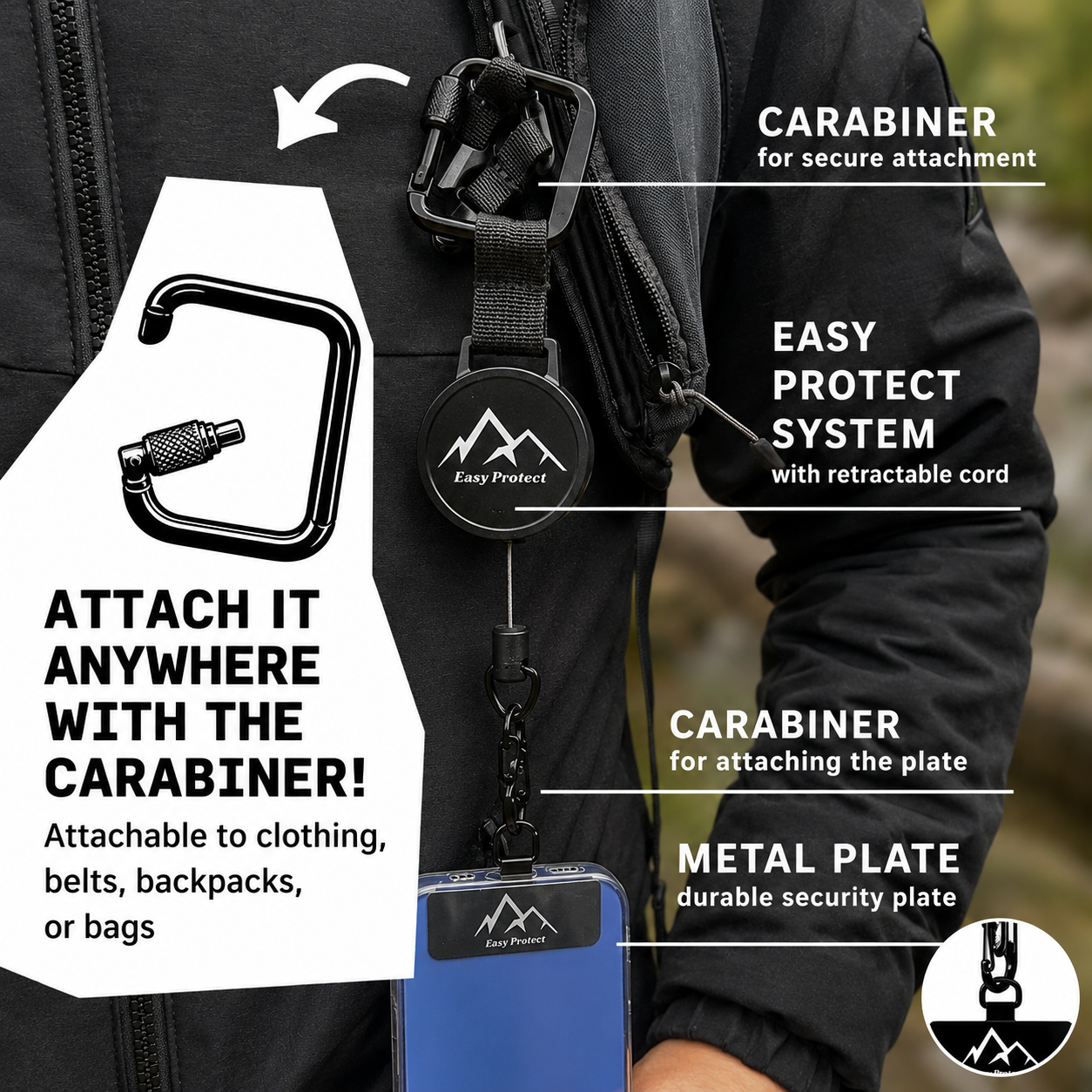 Easy Protect Anti-Theft/Drop Tether